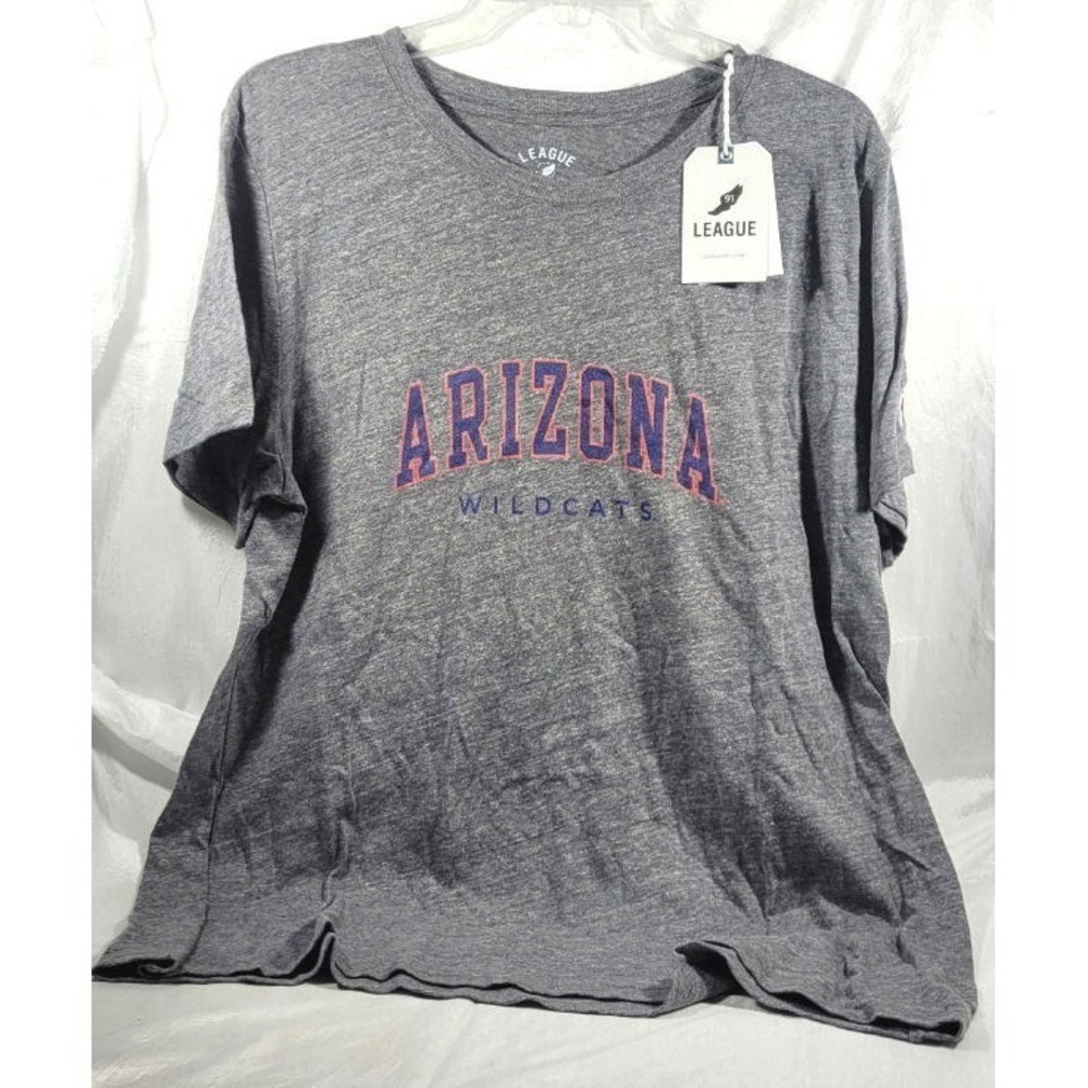 League91 Women's University of Arizona Wildcats T-Shirt - Dark Gray - 2XL